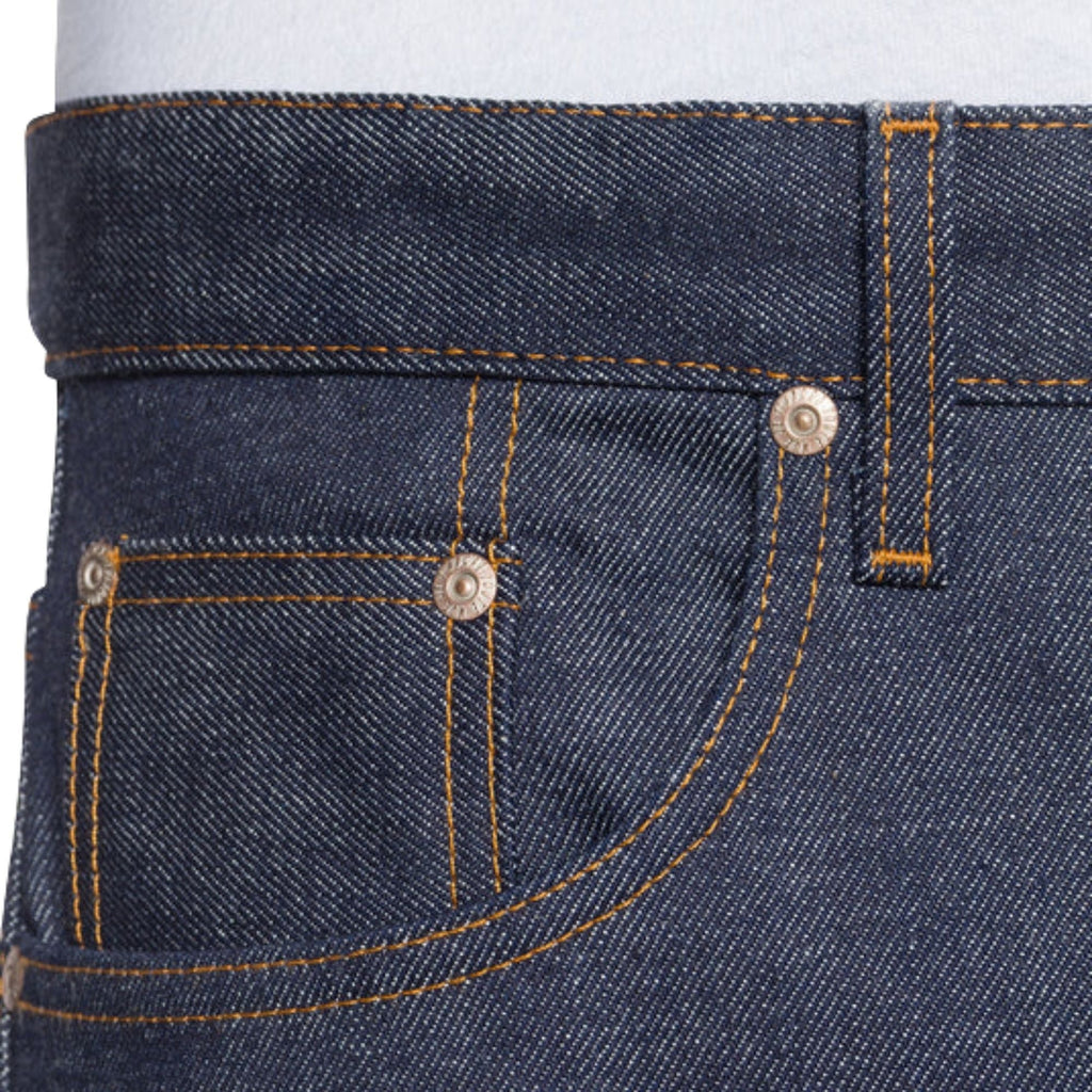 Naked and Famous Denim Weird Guy Dirty Fade Denim Jeans - Indigo