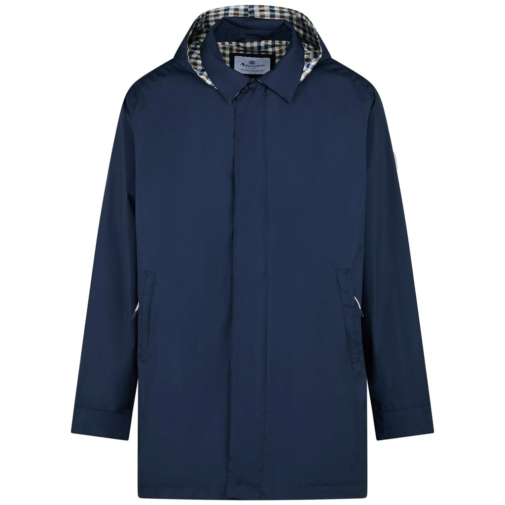 Aquascutum RLG Badge Packable Trench - Navy