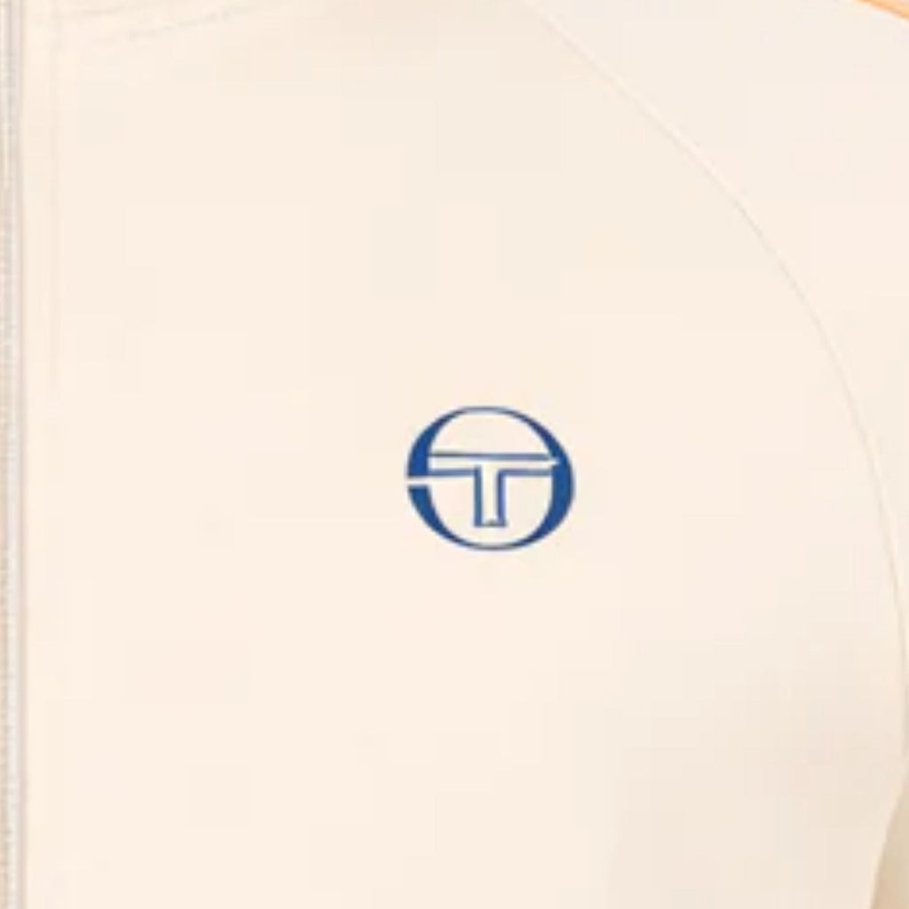 Sergio Tacchini Tasso Velour Track Top - Sandshell