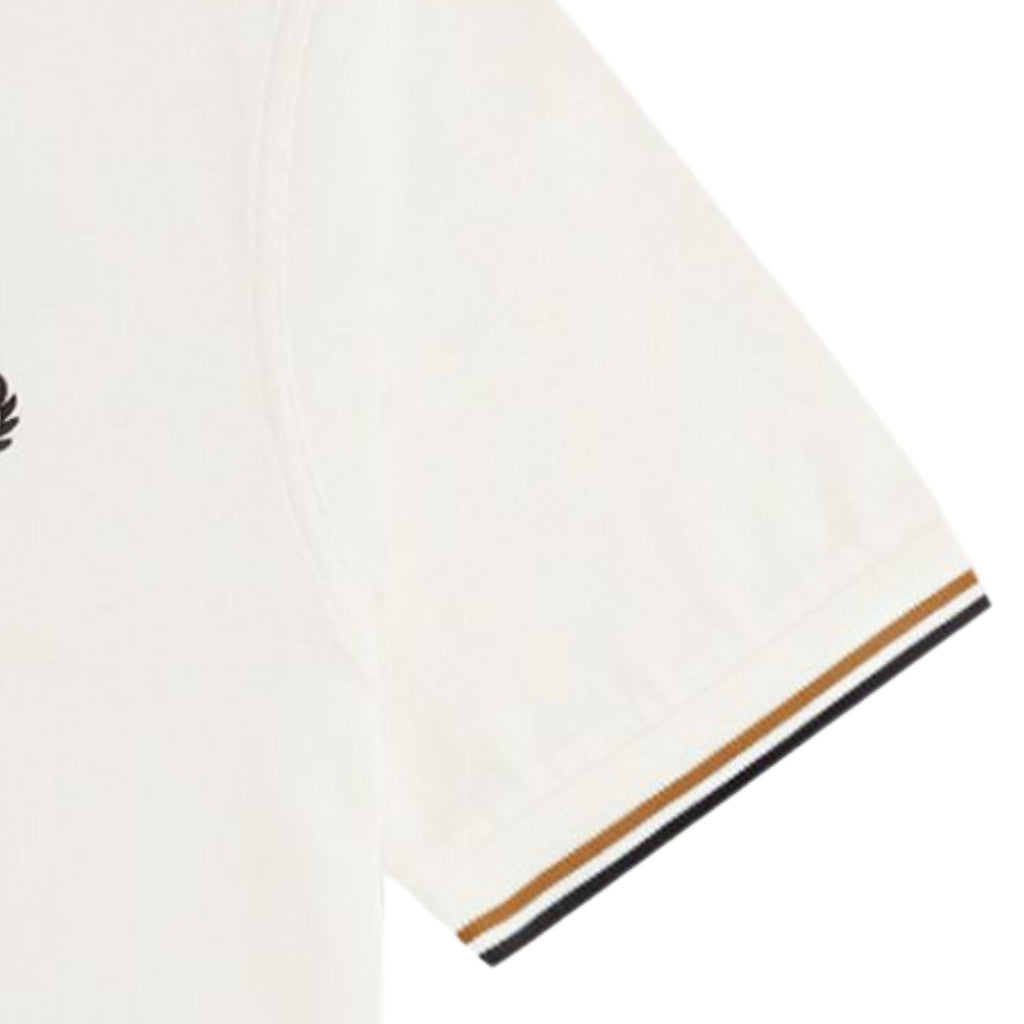 Fred Perry M3600 Twin Tipped Shirt - Ecru