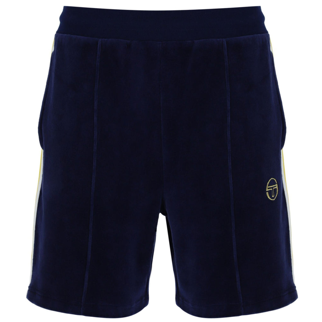 Sergio Tacchini Monte Velour Shorts - Maritime