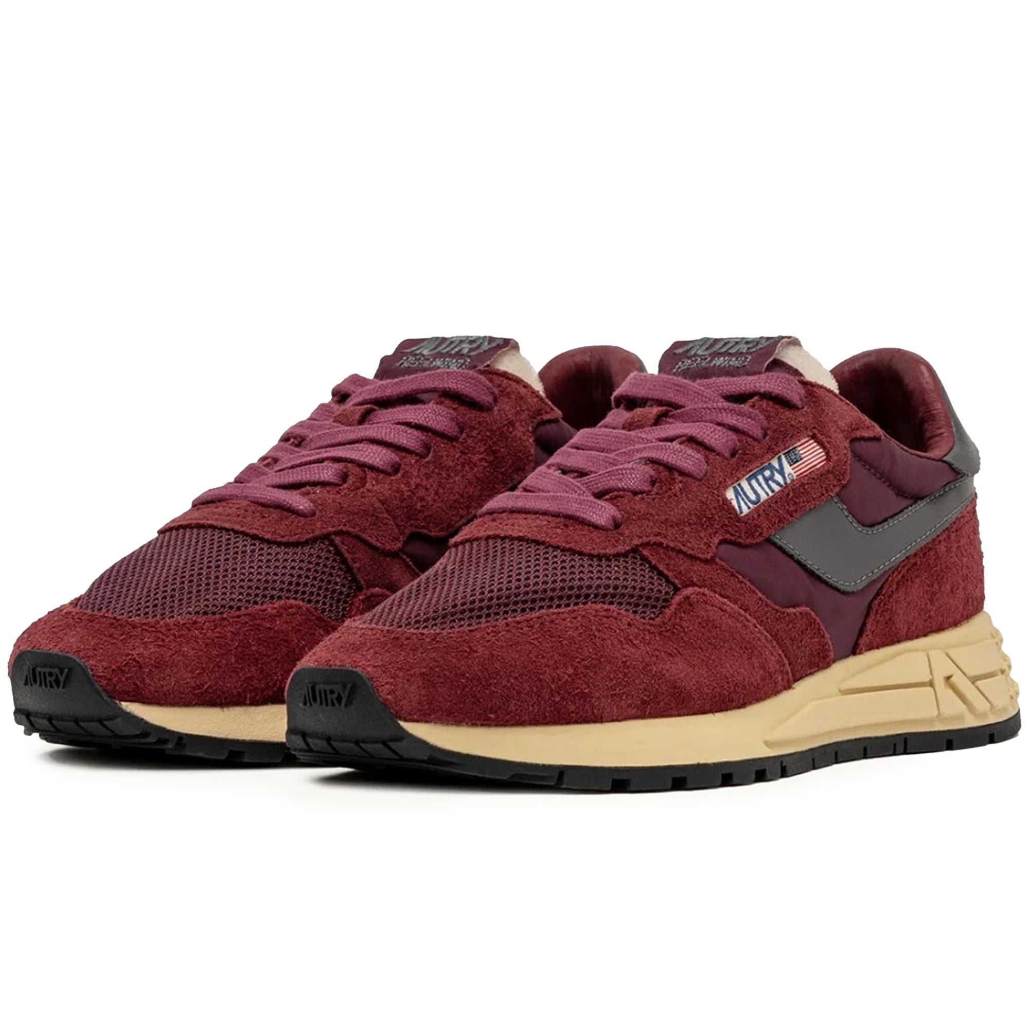 Autry Reelwind Low Sneakers - Rounge/Cordovan