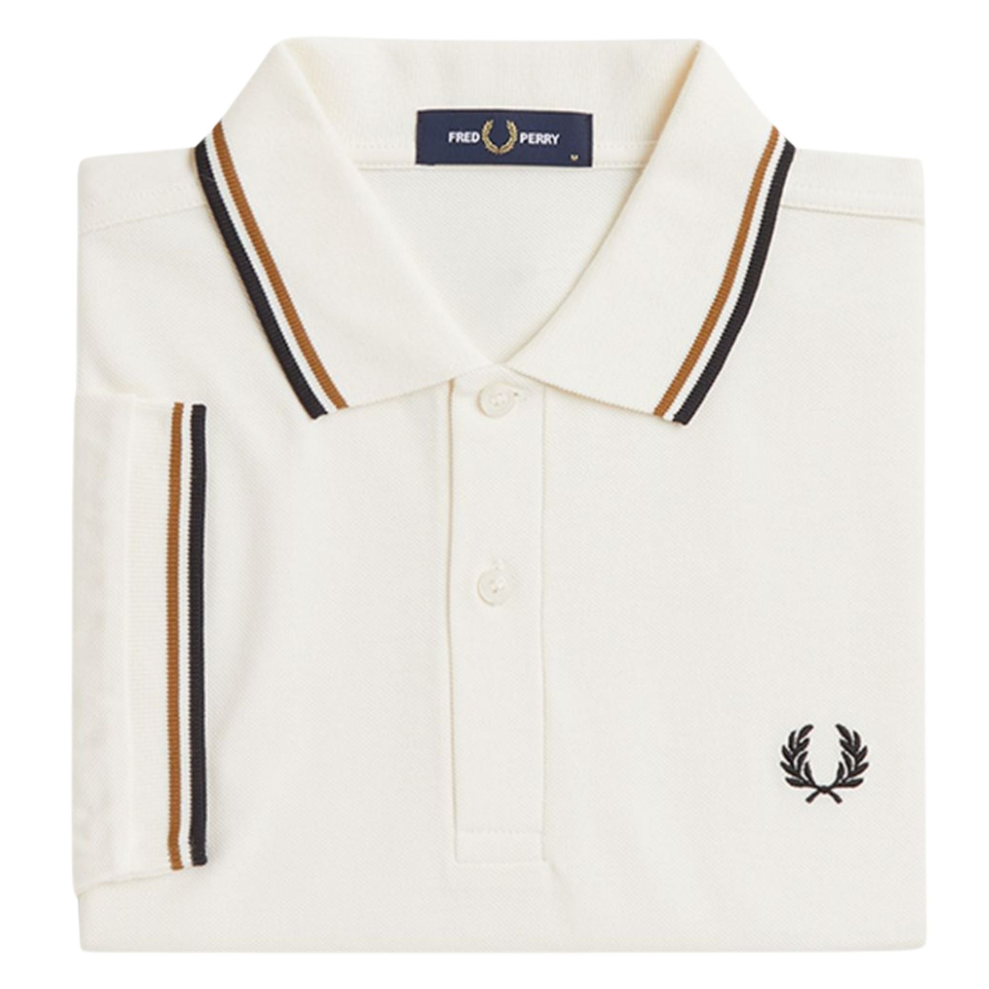 Fred Perry M3600 Twin Tipped Shirt - Ecru