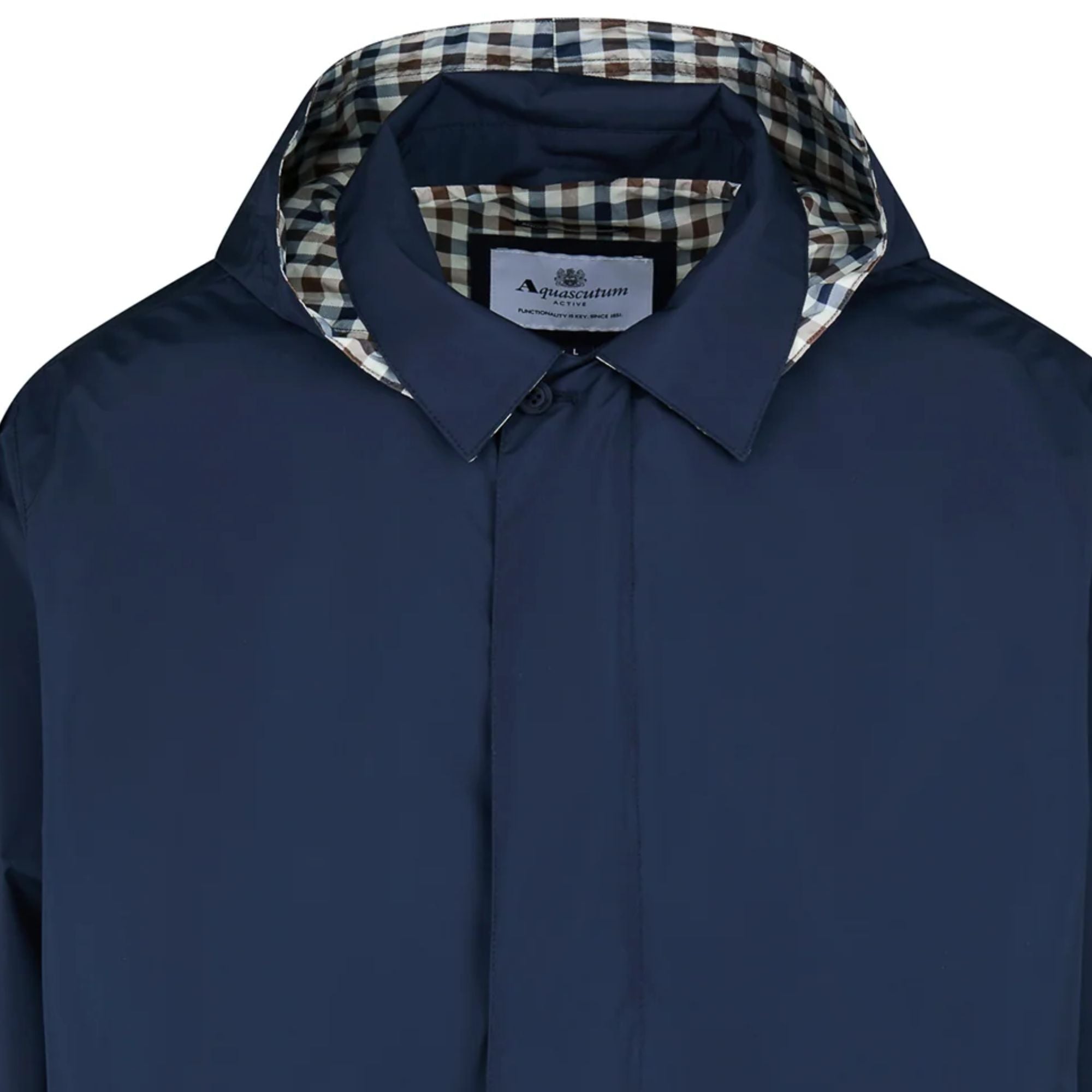 Aquascutum RLG Badge Packable Trench - Navy