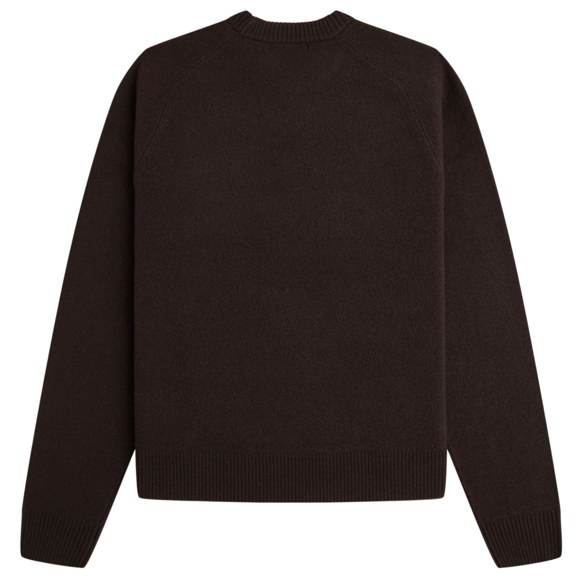 Fred Perry Merino Wool Jumper - Rich Brown