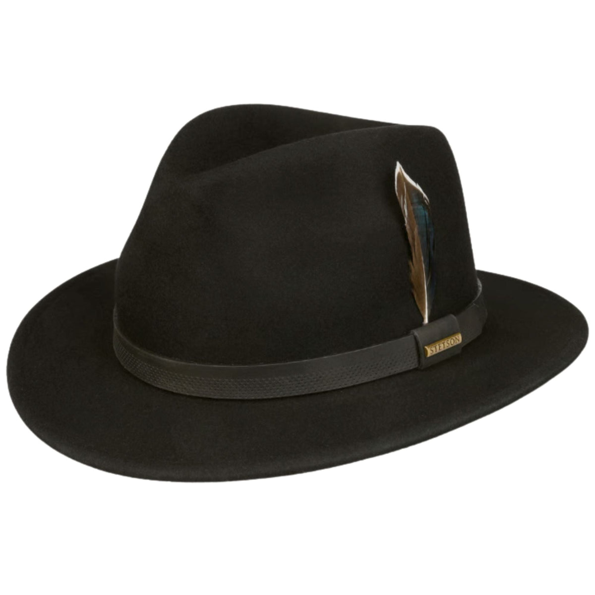 Stetson Hats Boynton Traveller Wool Hat - Black