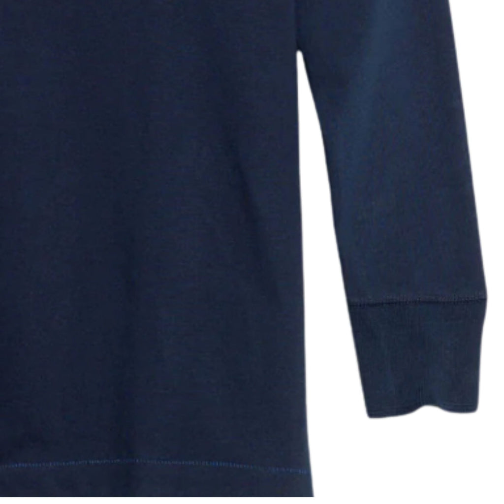 Merz b Schwanen 2M06 Vintage Machine Refined Classic Fit Long Sleeve Henley - Ink Blue