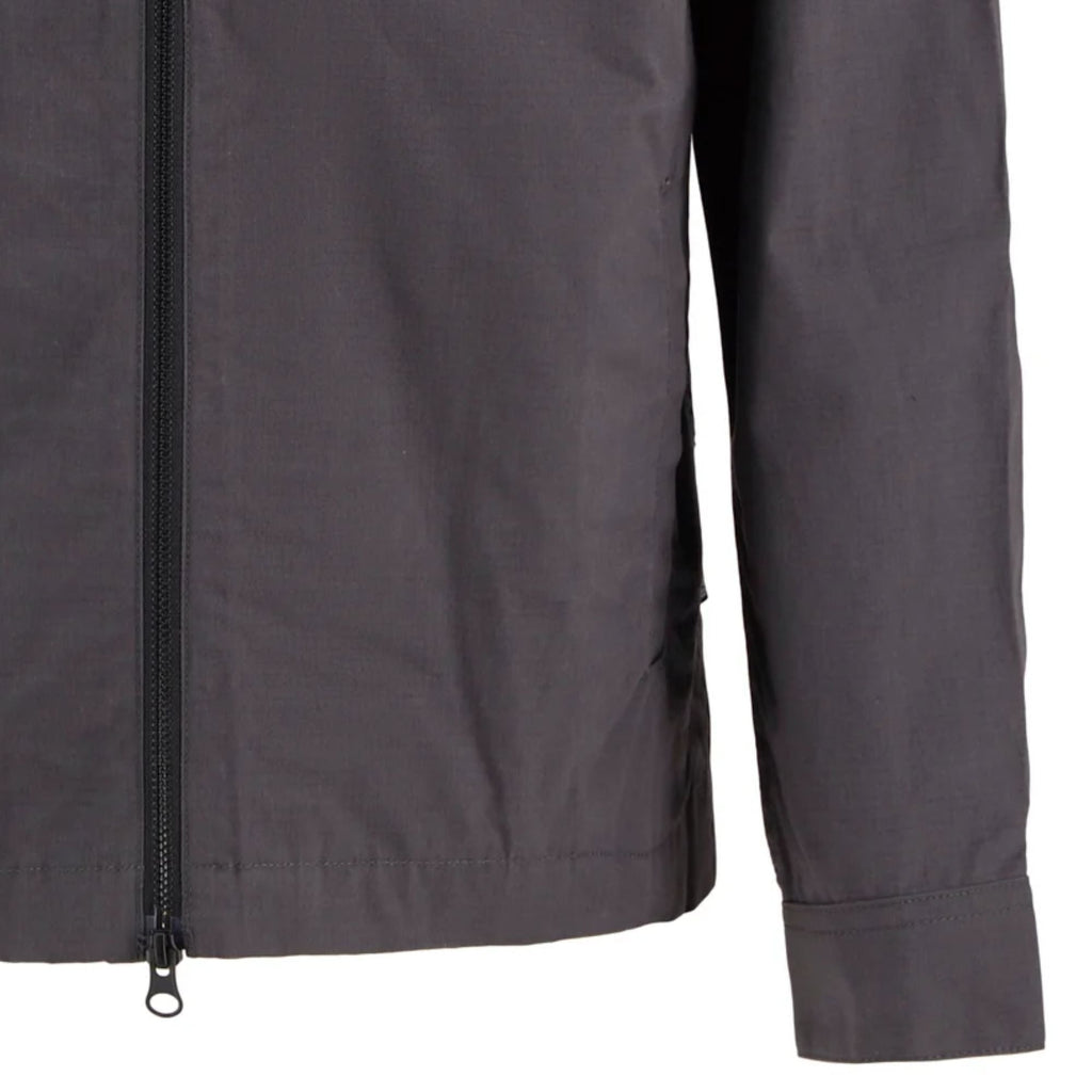 Barbour Crail Wax Ripstop Overshirt - Asphalt