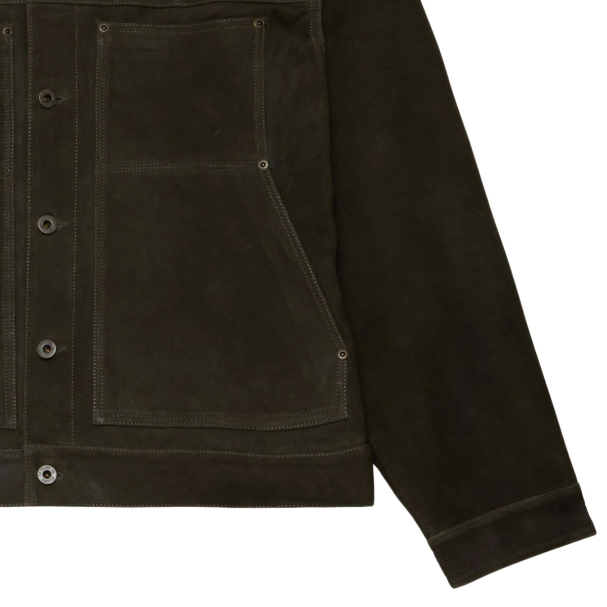 Filson Waxed Suede Short Cruiser - Otter Green