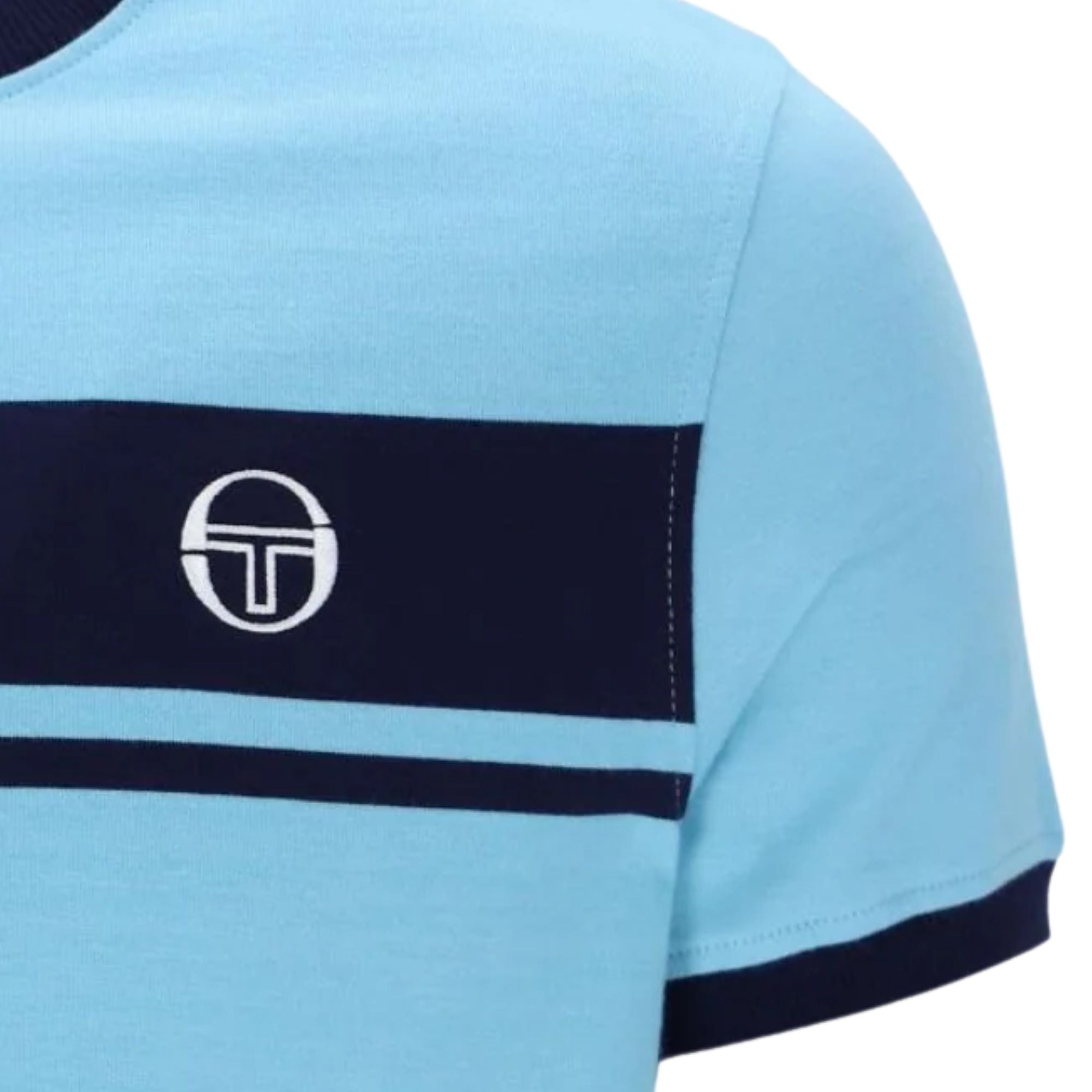 Sergio Tacchini Master Crew Neck T-Shirt - Baltic Sea