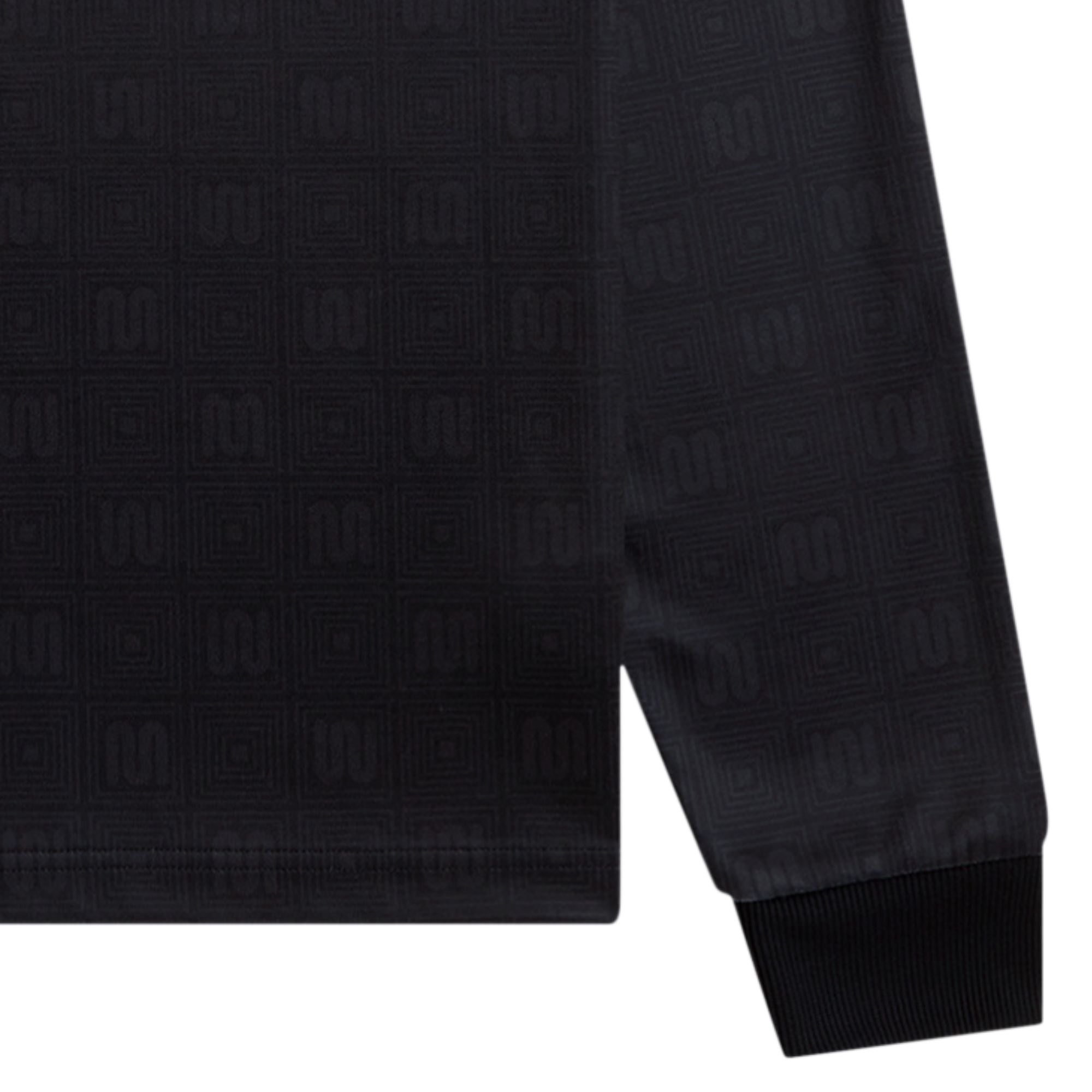 Fred Perry x Meyba Long Sleeve Polo Shirt - Black