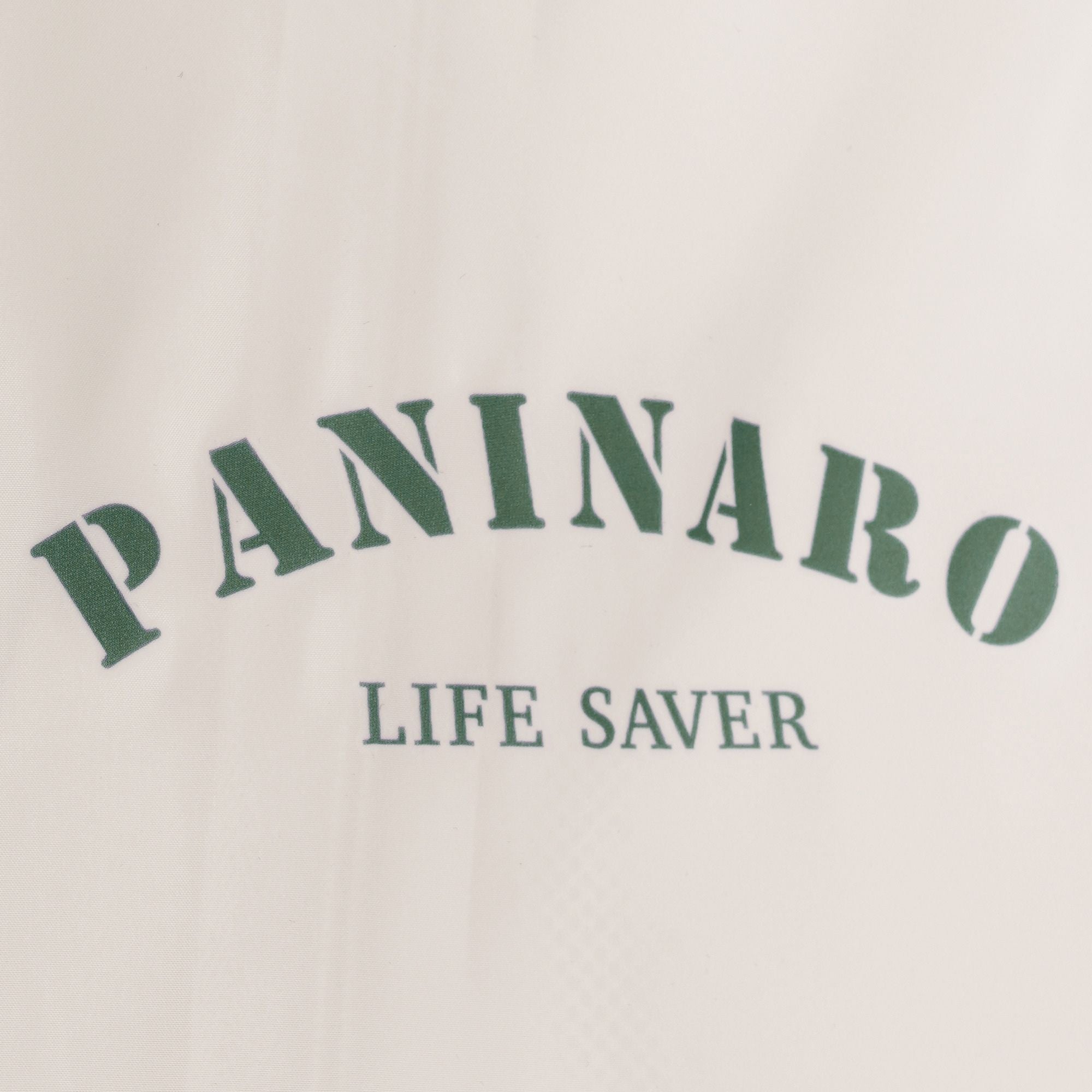 Paninaro Life Saver Hooded Jacket - White/Green