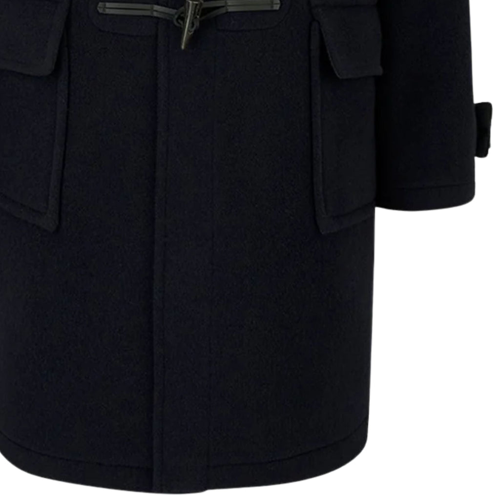 Gloverall Morris Duffle Coat - Navy Royal Stewart