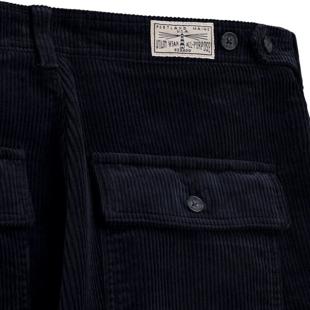 Sebago Milton Corduroy Trousers - Dark Blue