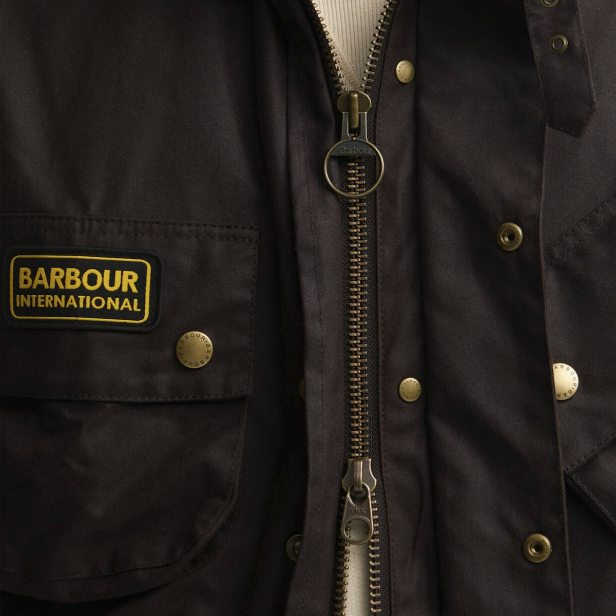 Barbour International Original Wax Jacket - Black Oak