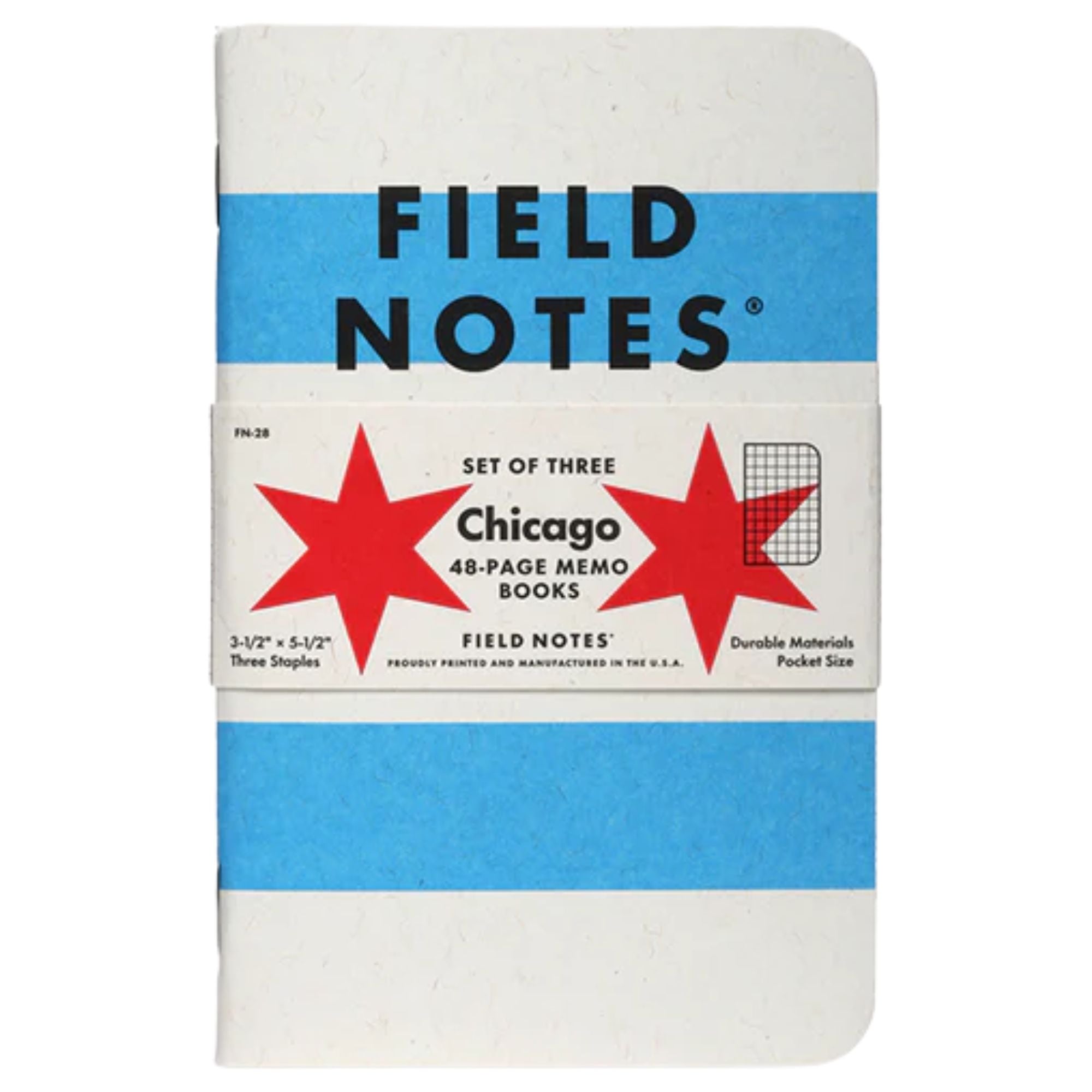 Field Notes 3 Pack - Chicago Memo Book