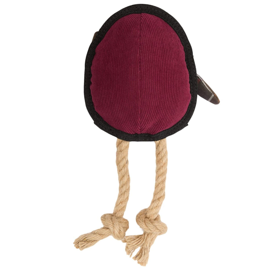 Barbour Robin Dog Toy - Brown/Red