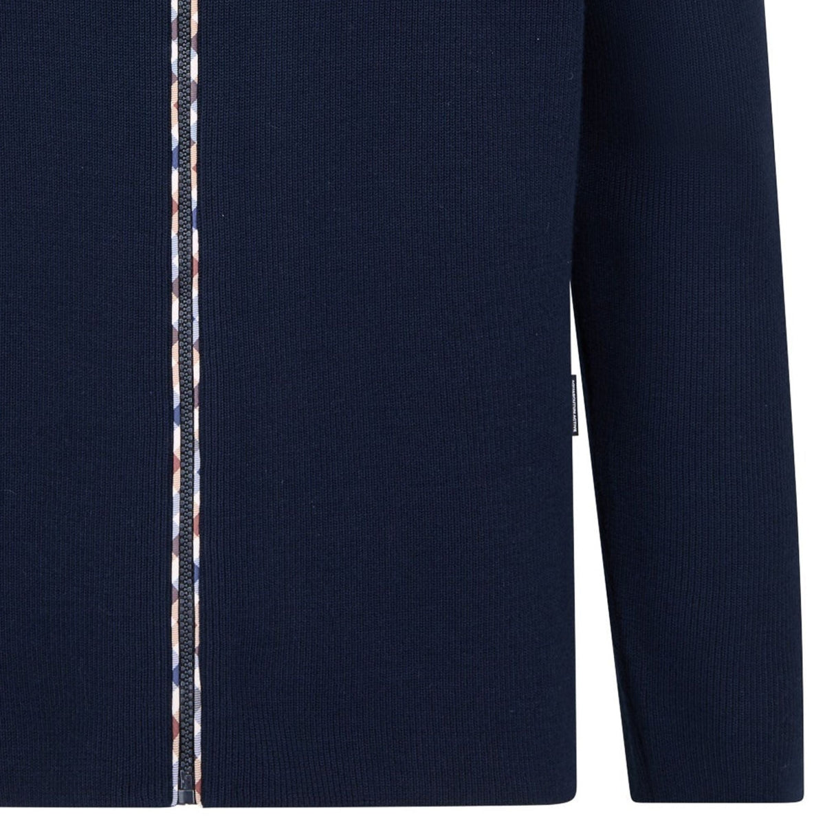 Aquascutum Tubolar FZ Sweater - Navy