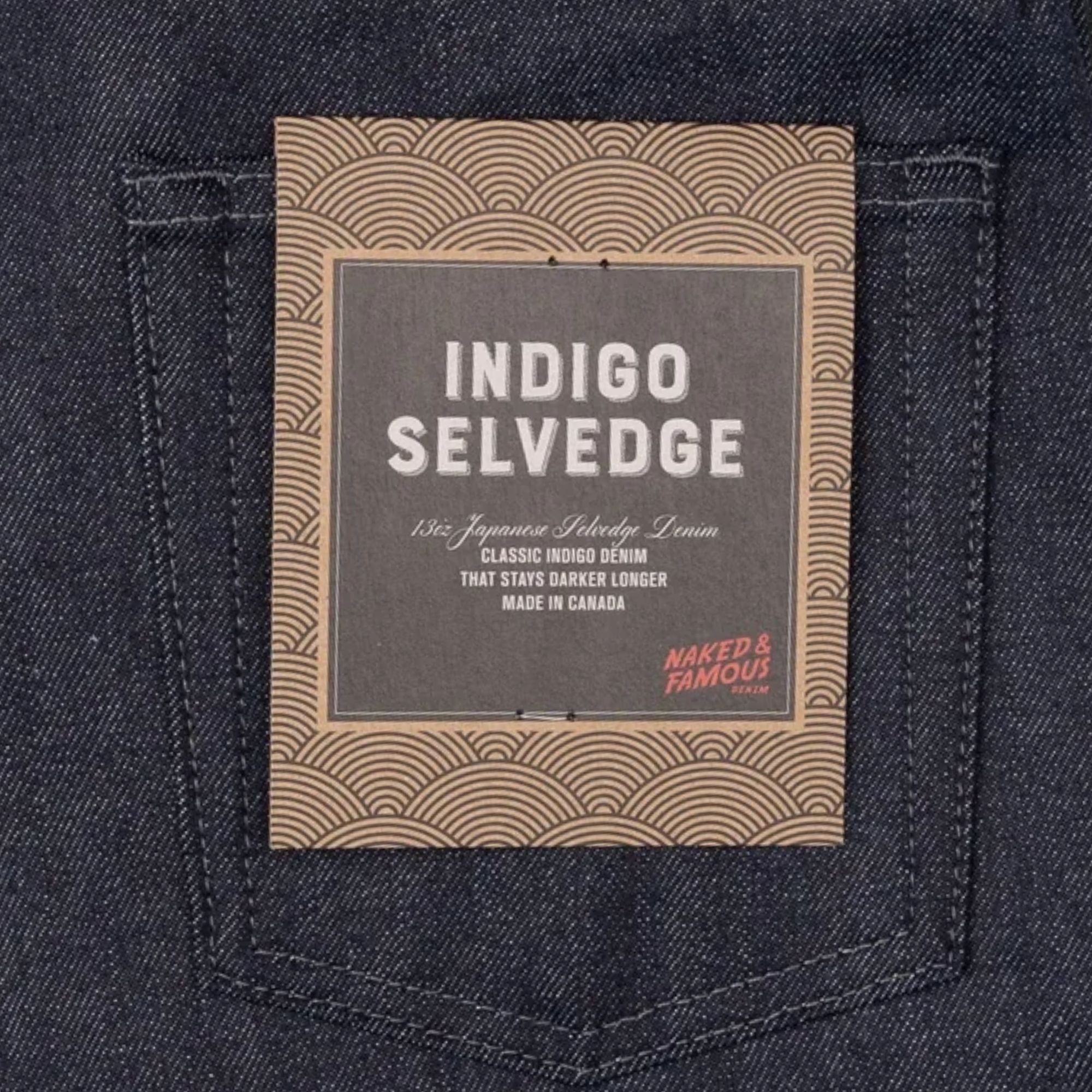Naked and Famous Denim True Guy Indigo Selvedge - Indigo