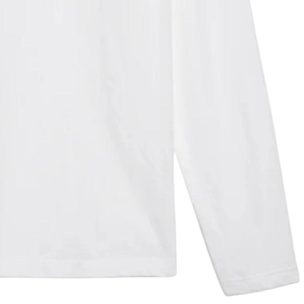 Merz b Schwanen 1950sLS Loopwheeled Classic Fit Lightweight Longsleeve - White