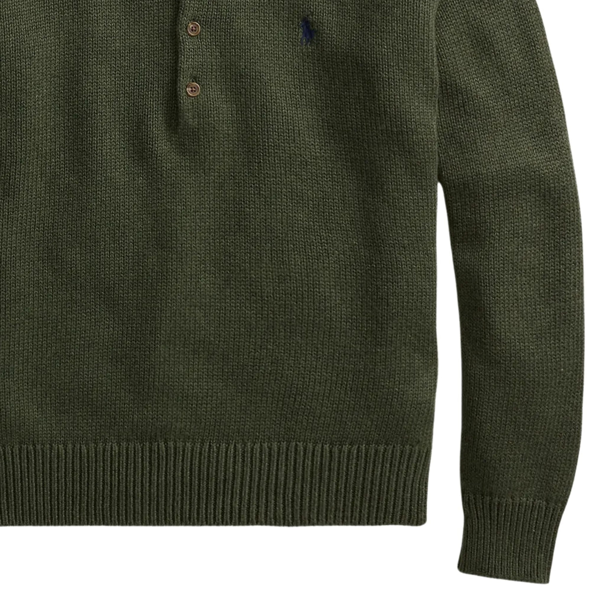 Polo Ralph Lauren Button Placket Sweater - Green