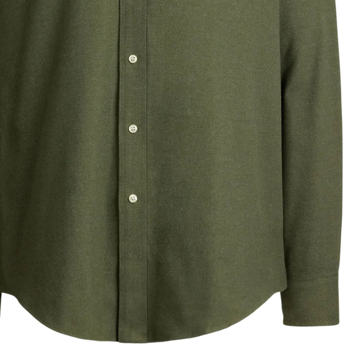 Polo Ralph Lauren Embroidered-logo Long Sleeve Shirt - Green