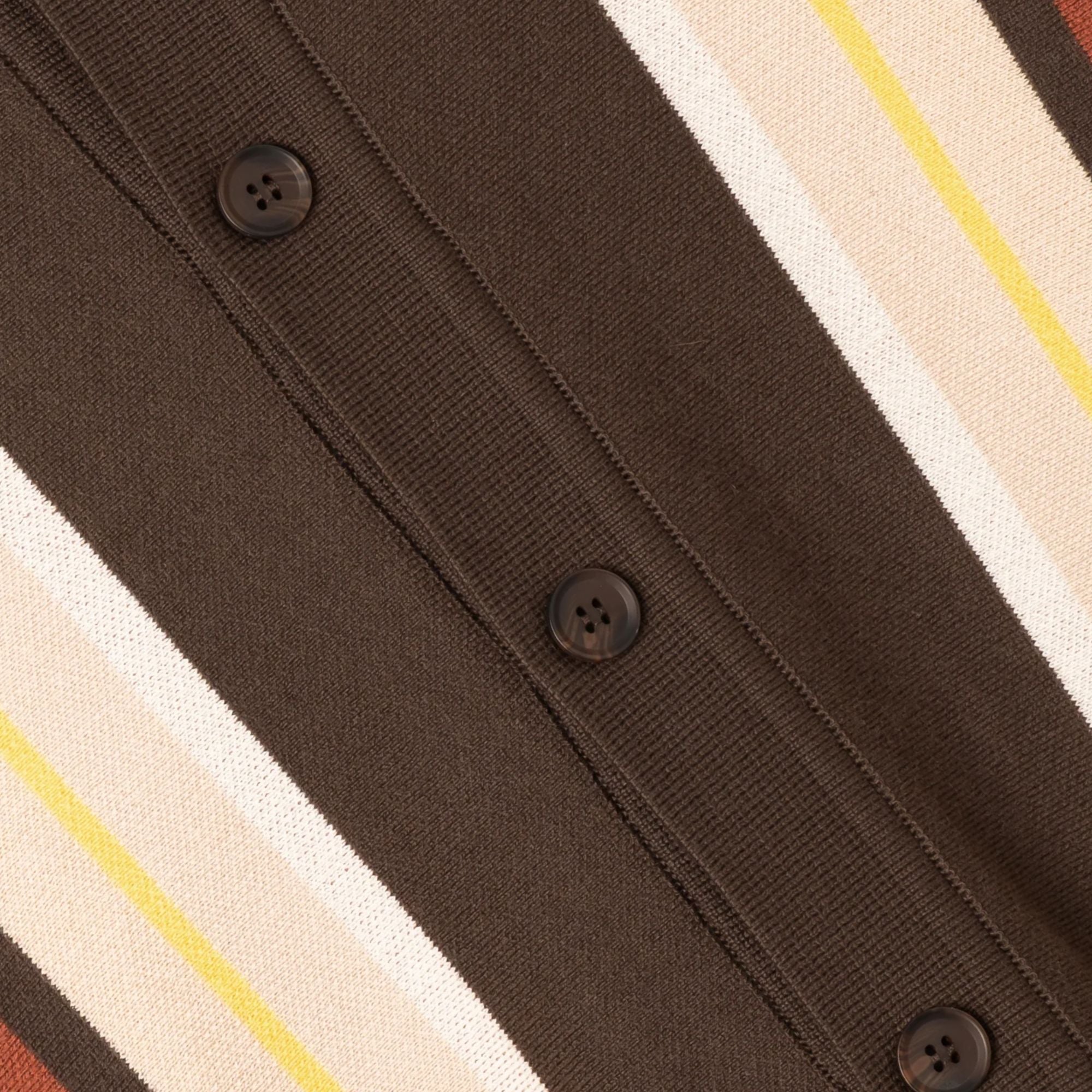 Far Afield Terson Knit Shirt - Brown