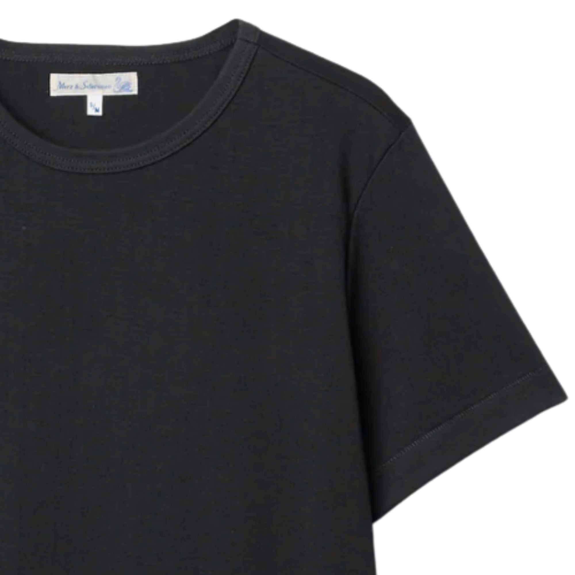 Merz b Schwanen 2M15 Mid-Century Machine Refined Fit T-Shirt - Charcoal