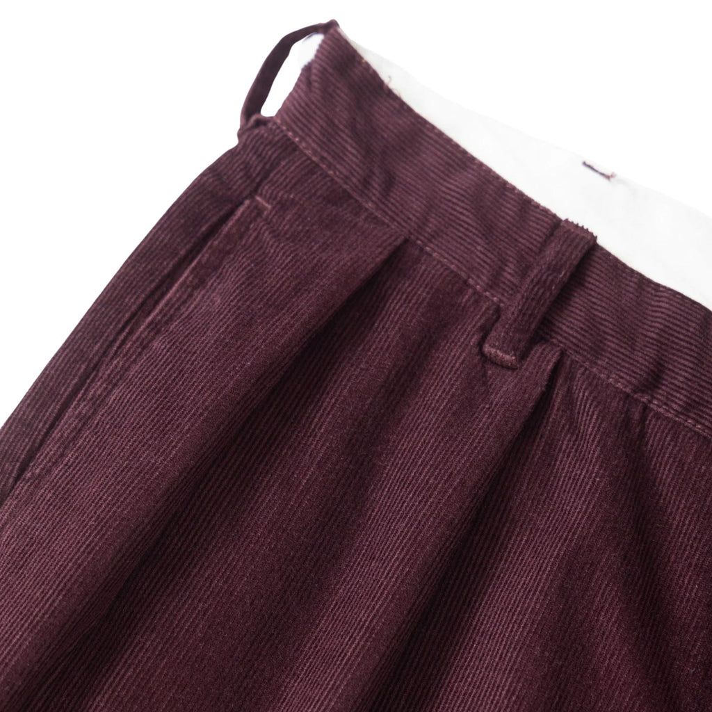 Service Works Fine Cord Part Timer Pant - Burgundy