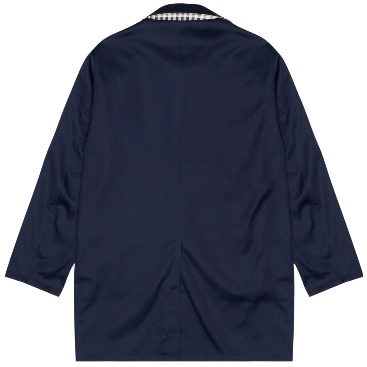 Aquascutum Archival Reversible Mid Coat - Navy