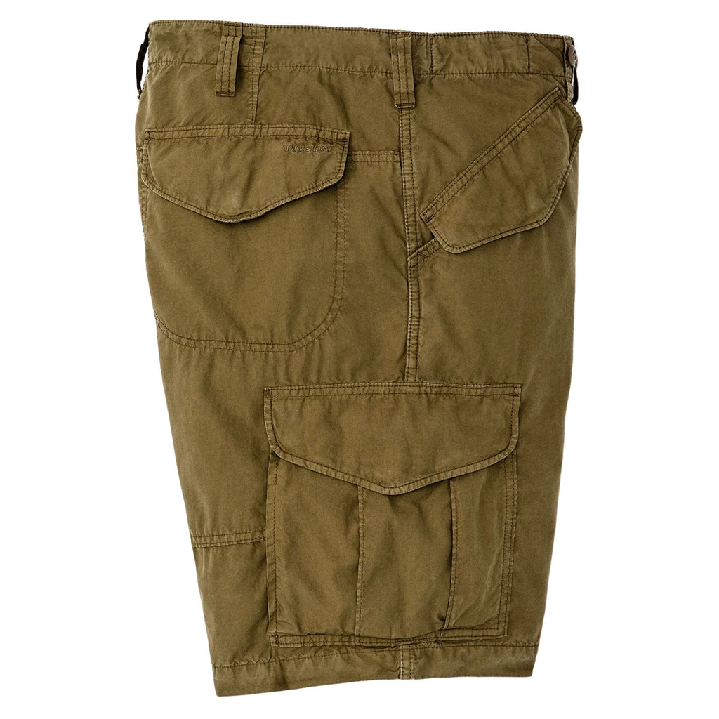 Filson Tropical Poplin Cargo Shorts - Mili Olive