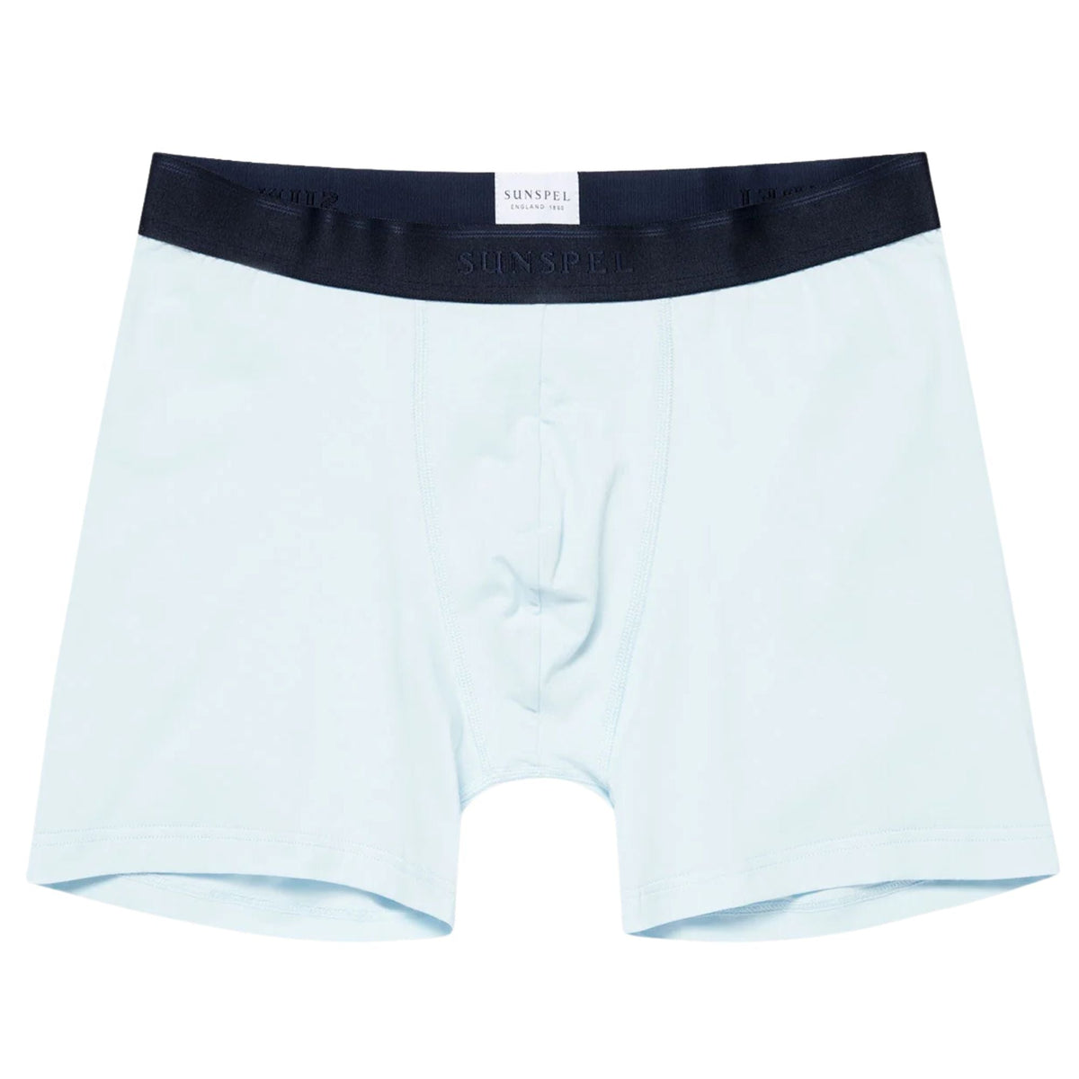 Sunspel Stretch Cotton Boxer Briefs - Light Blue