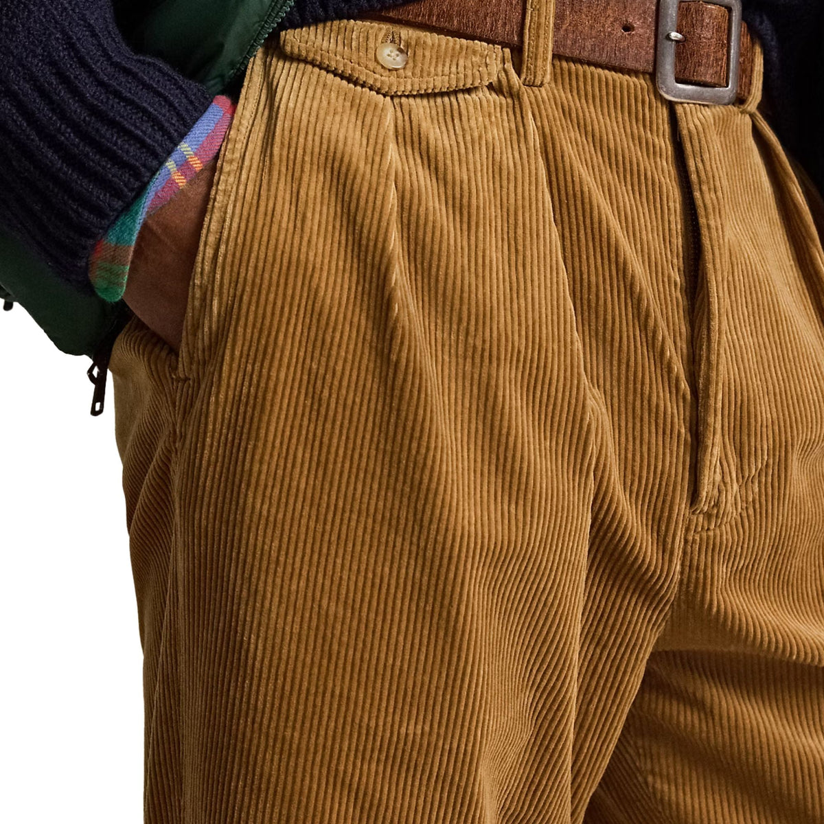 Polo Ralph Lauren Whitman Relaxed Fit Corduroy Trousers - Tan Brown
