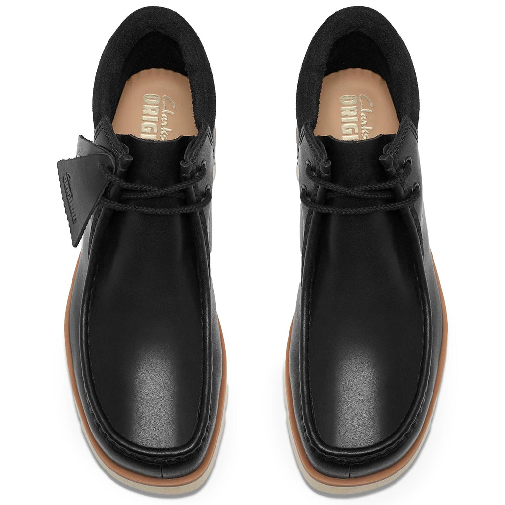 Clarks Originals Walla Orkhon Shoes - Black Leather
