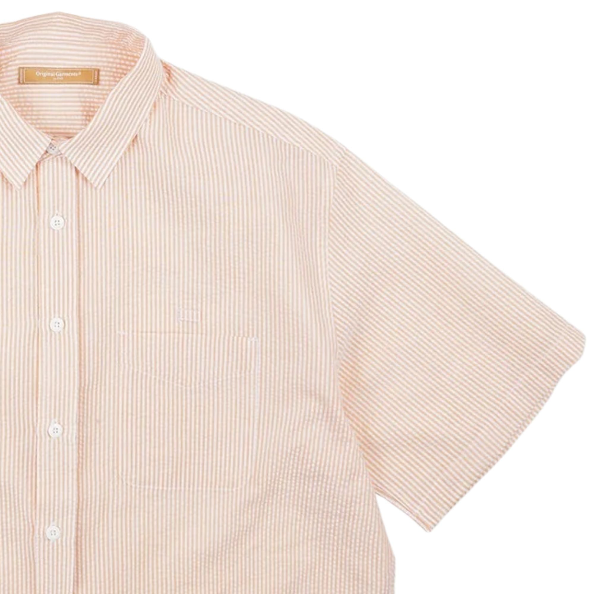 FrizmWORKS OG Stripe Seersucker Shirt - Orange