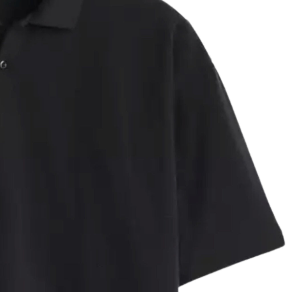 Levi's Blue Tab Cropped Polo - Black