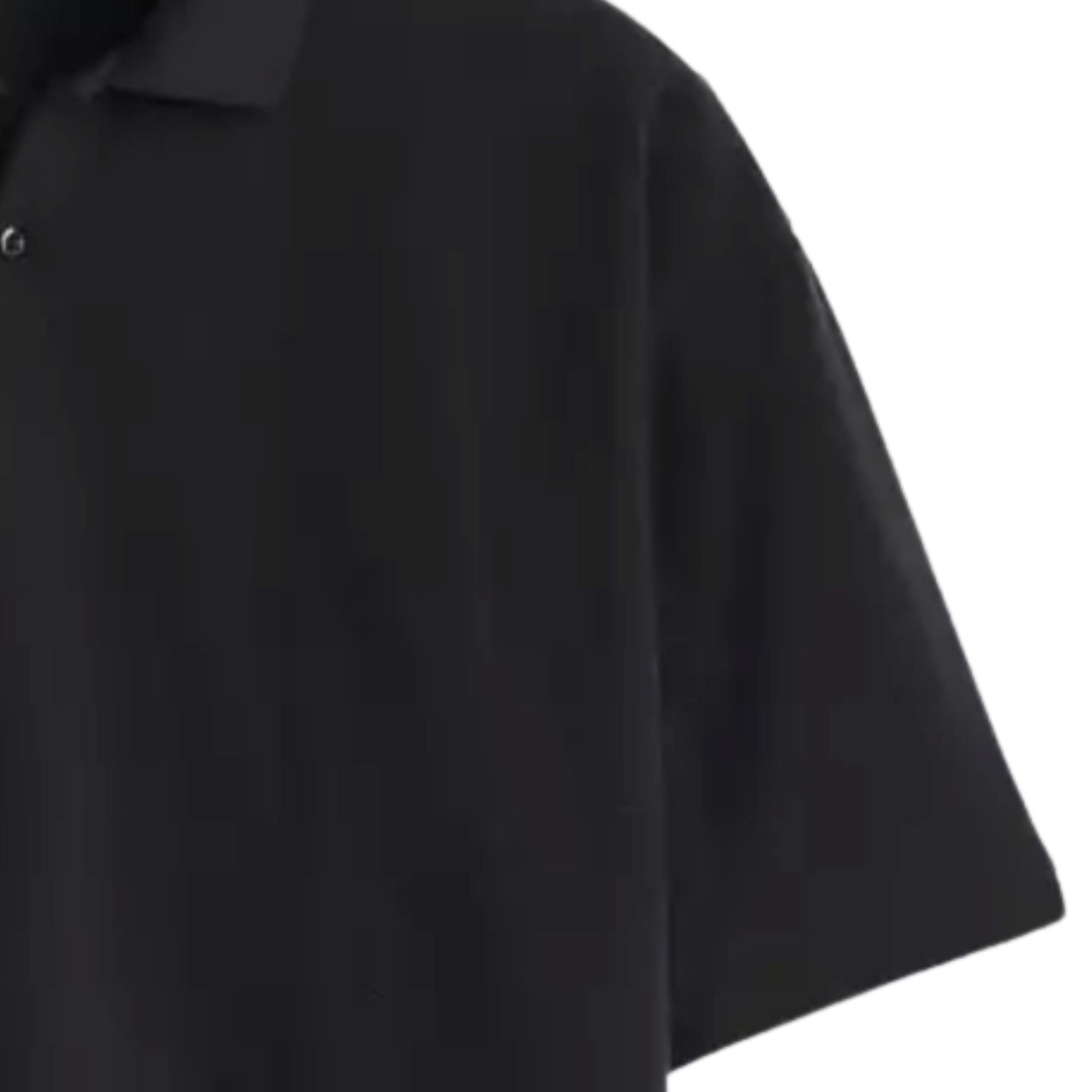 Levi's Blue Tab Cropped Polo - Black