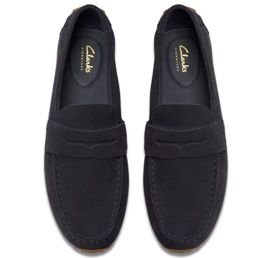 Clarks Originals Corsley Bar Loafers - Navy