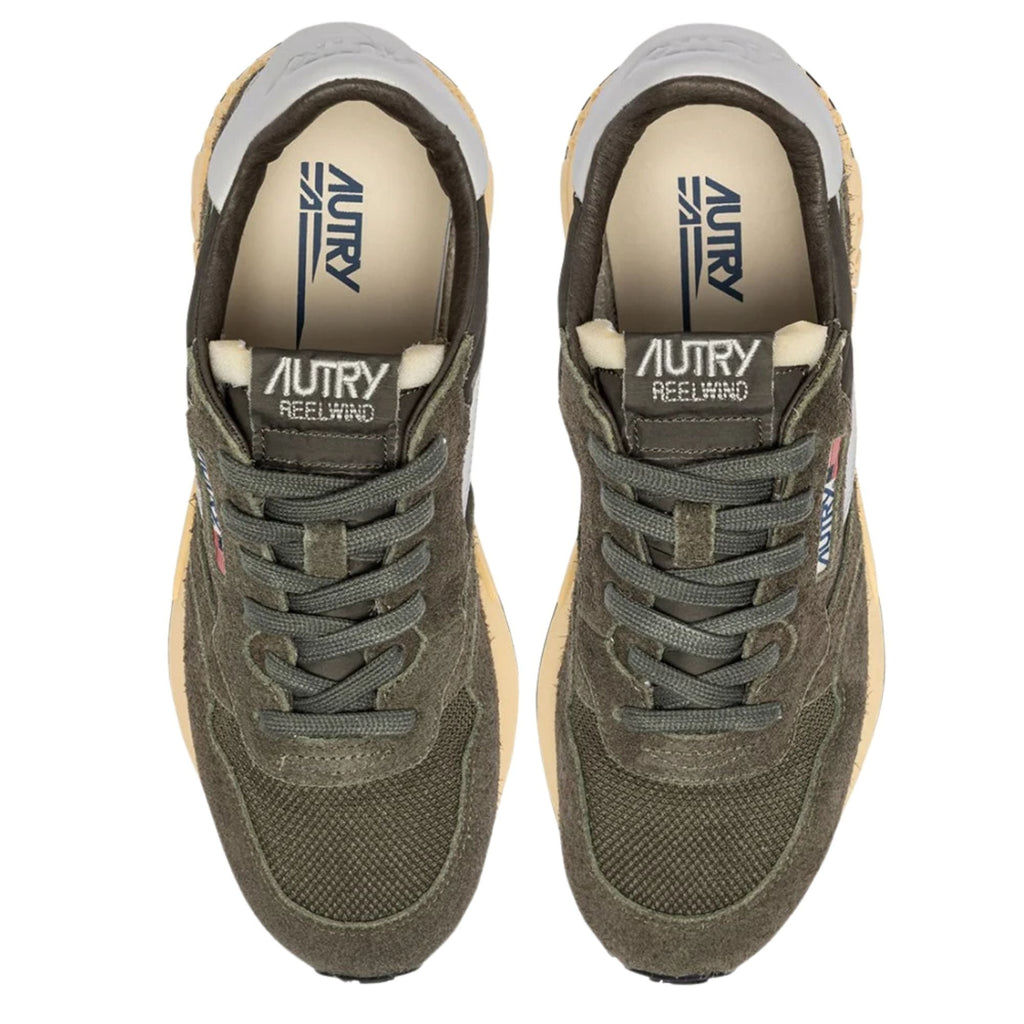 Autry Reelwind Low Sneakers - Olive Night/Harbor Mist