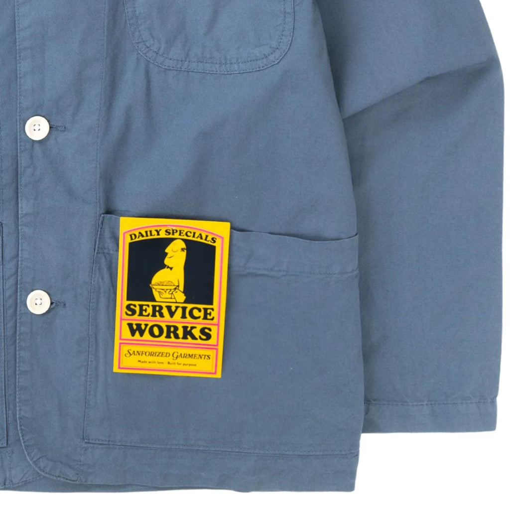 Service Works Tech Twill Easy Chef Shirt - Slate