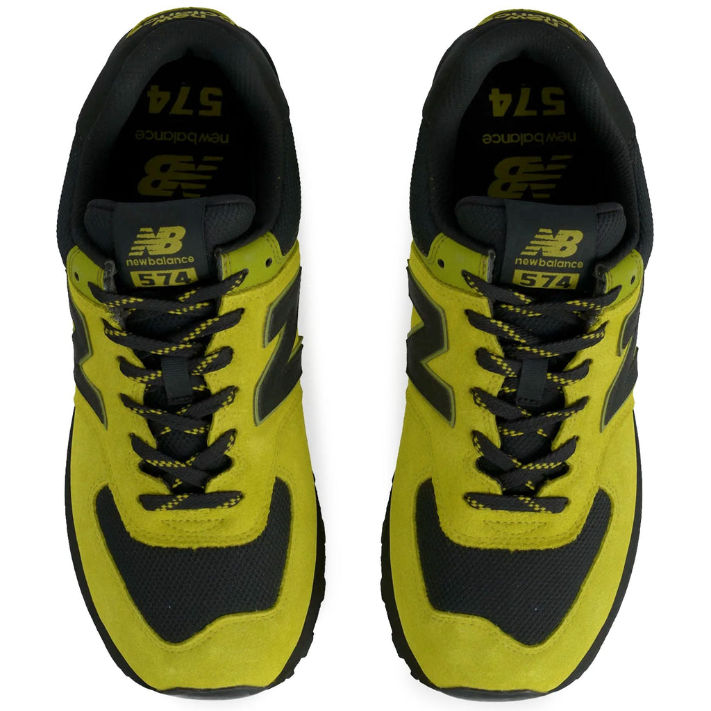 New Balance 574 Shoes - Sea Moss/Black