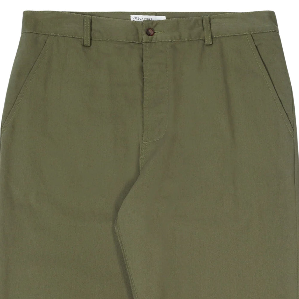 Universal Works Twill Military Chino - Light Olive
