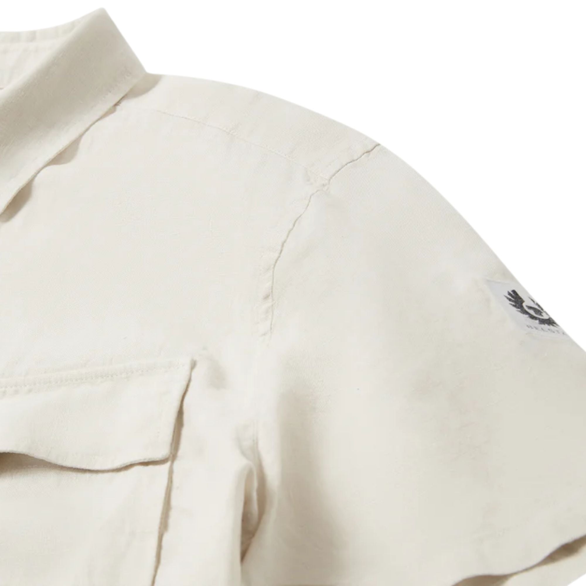 Belstaff Scale Short Sleeve Shirt - Silver Birch