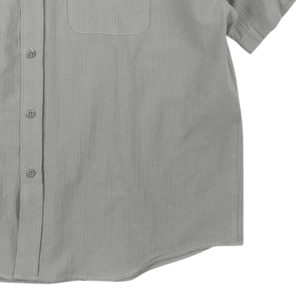 FrizmWORKS OG Dobby Weave Seersucker Half Shirt - Grey