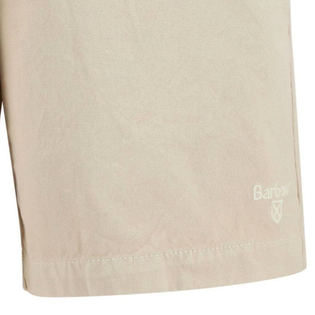 Barbour Washed Oxford Relaxed Shorts - Mist