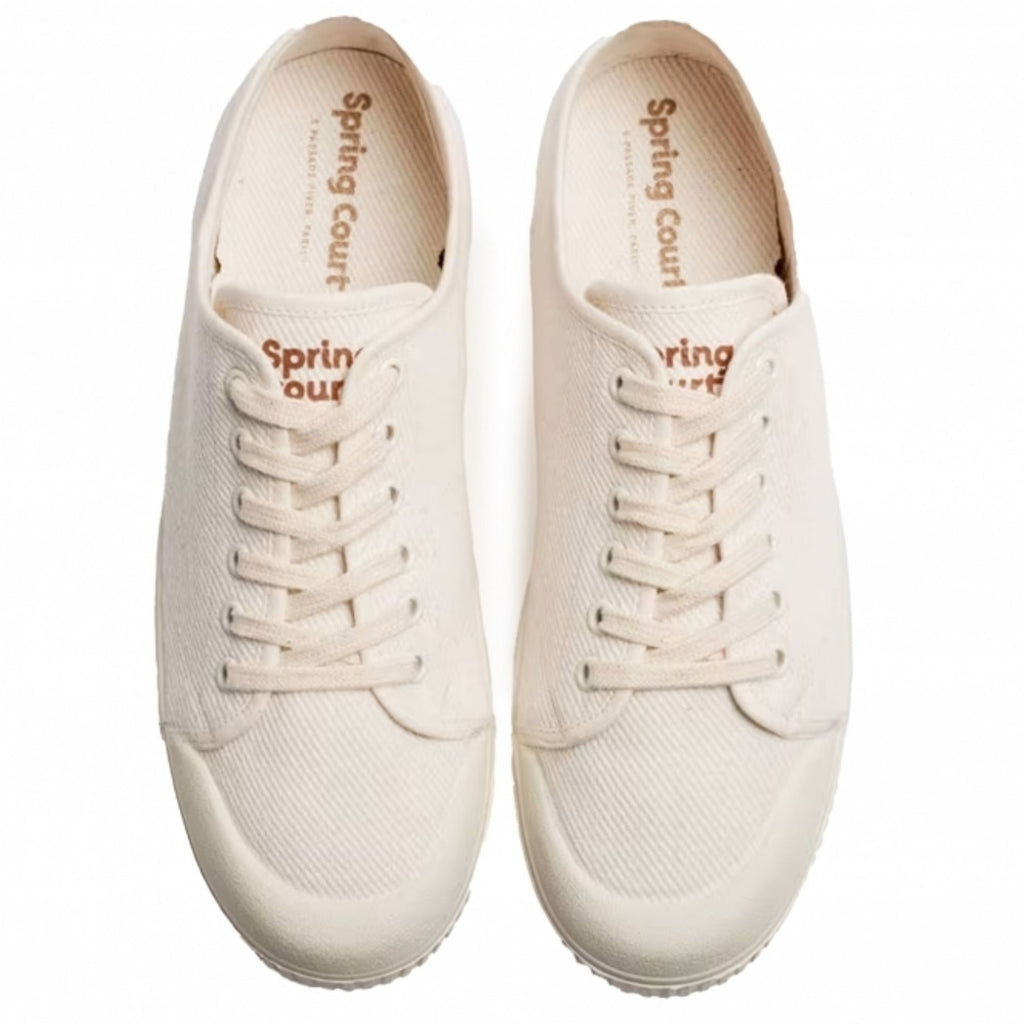 Spring Court Vintage Heavy Twill G2 Trainer - Off White