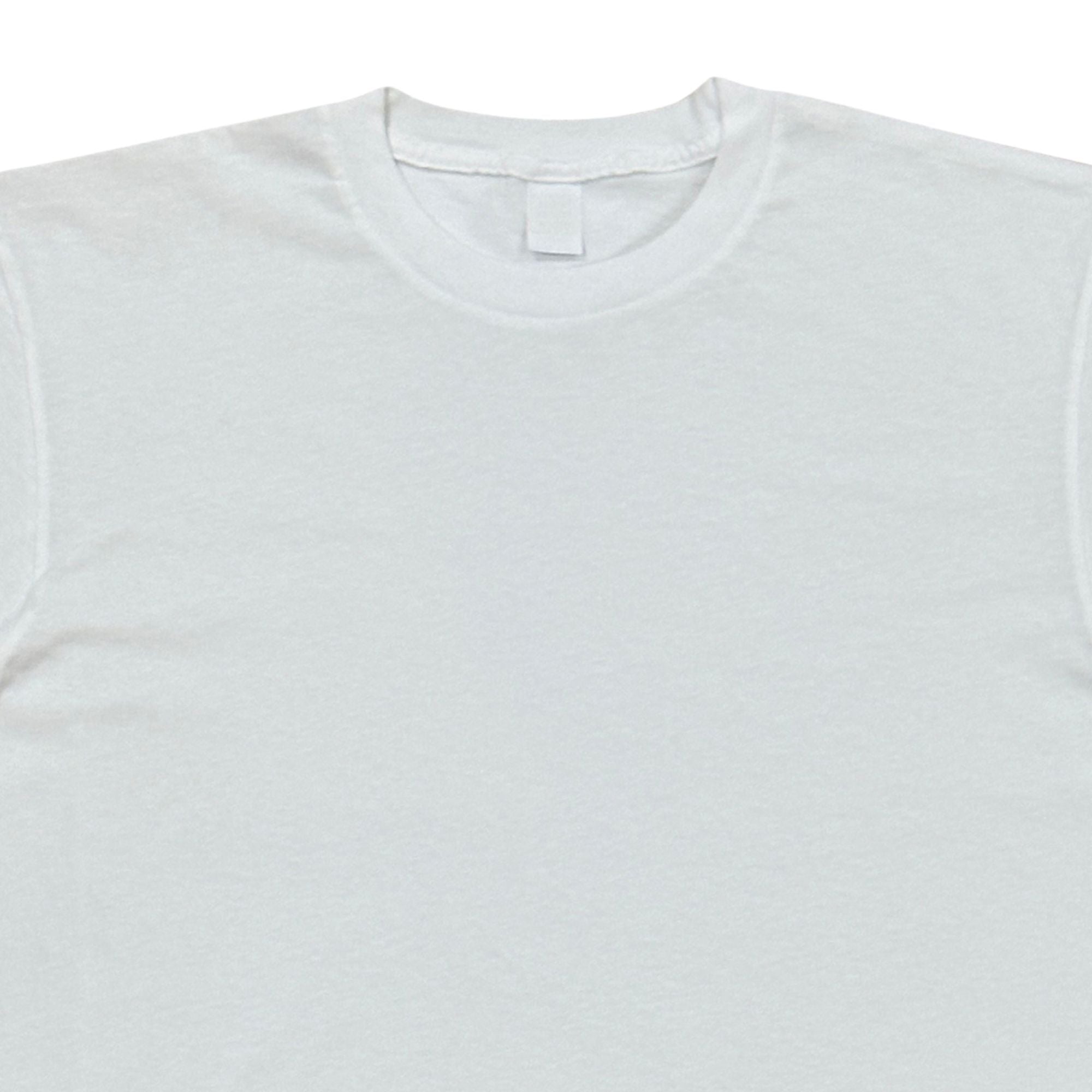 Velva Sheen Blank Short Sleeve Crew Neck T-Shirt - White