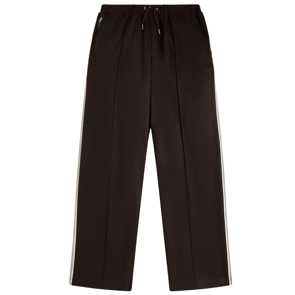 Fred Perry Tennis Net Tape Track Pant - Rich Brown