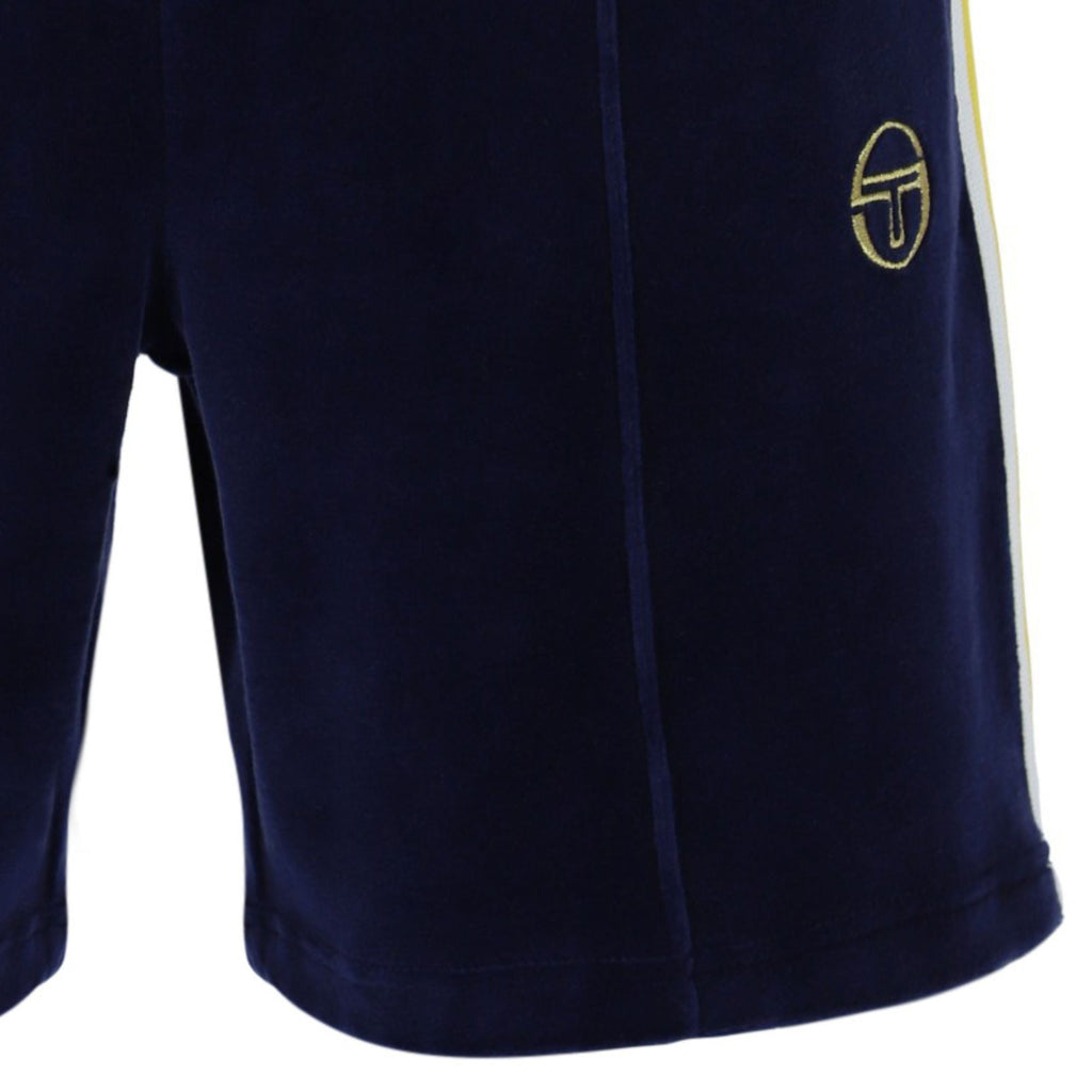 Sergio Tacchini Monte Velour Shorts - Maritime