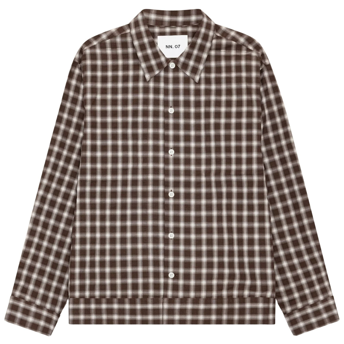 NN07 Reed Overshirt - Brown Check